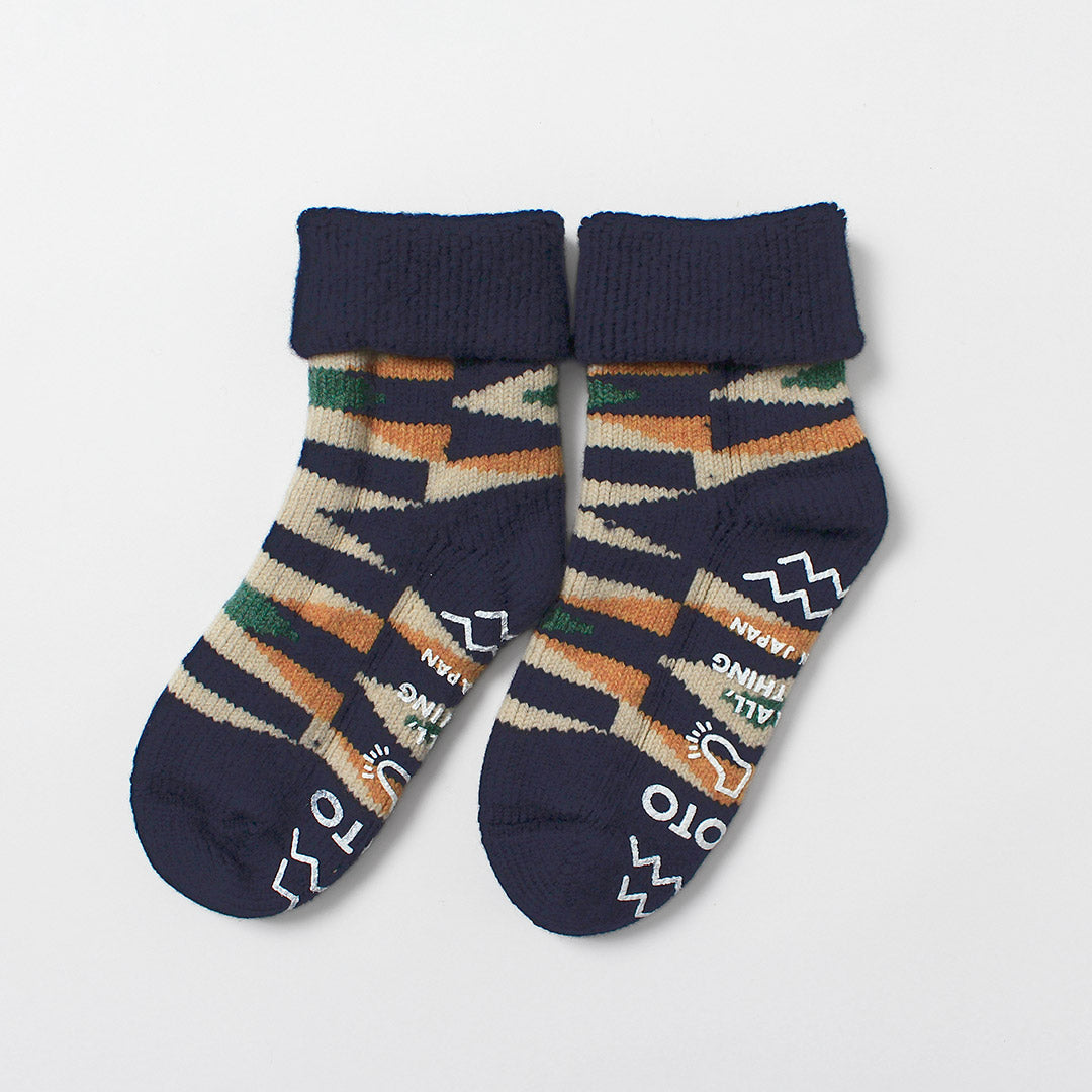 ROTOTO / Chaussettes de chambre en laine d'agneau mérinos Native