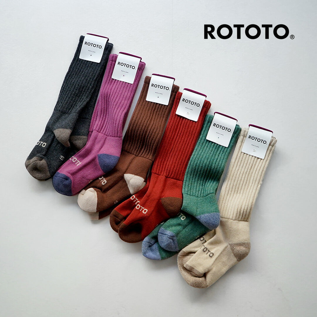 ROTOTO / Chaussettes hautes en laine d'agneau mérinos