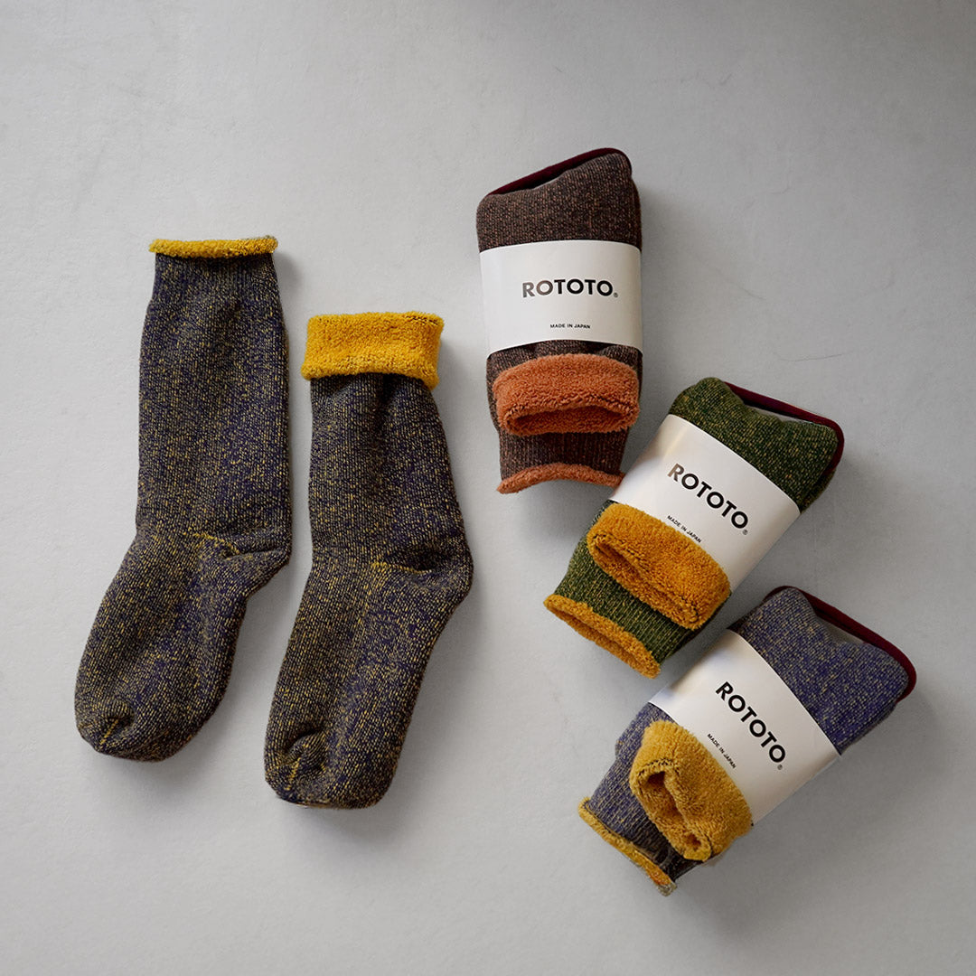 ROTOTO / Reversible Pile Socks