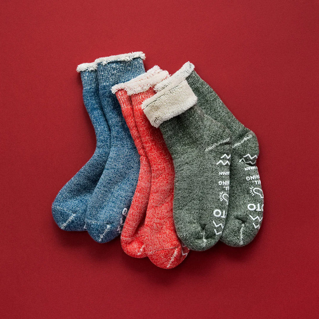 ROTOTO / Calcetines Room Doble Cara – Pelo Peludo