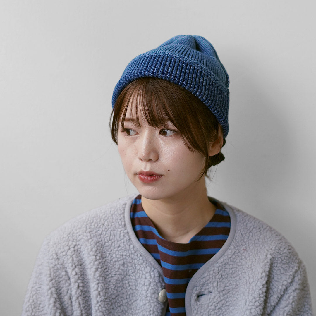 ROTOTO / Indigo Mil Beanie