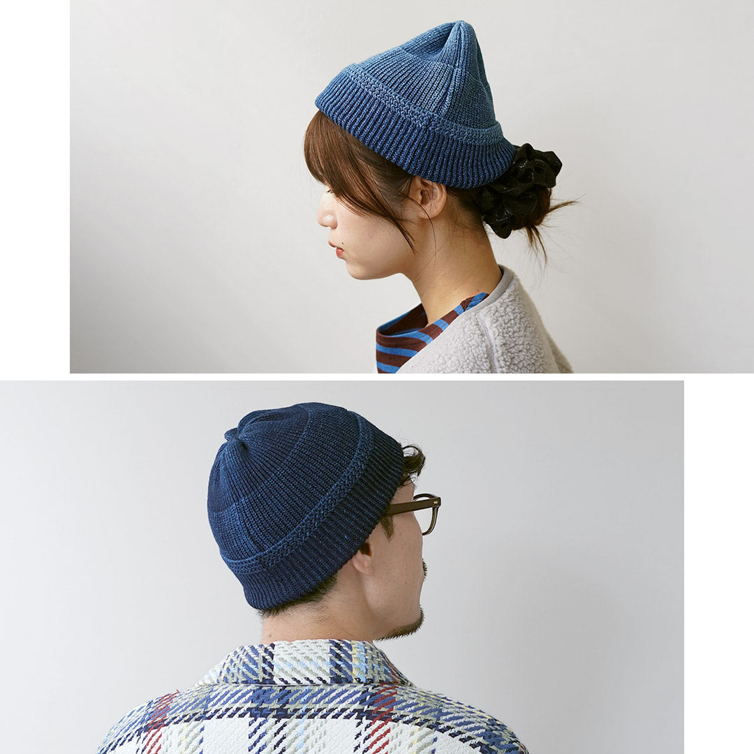 ROTOTO / Indigo Mil Beanie