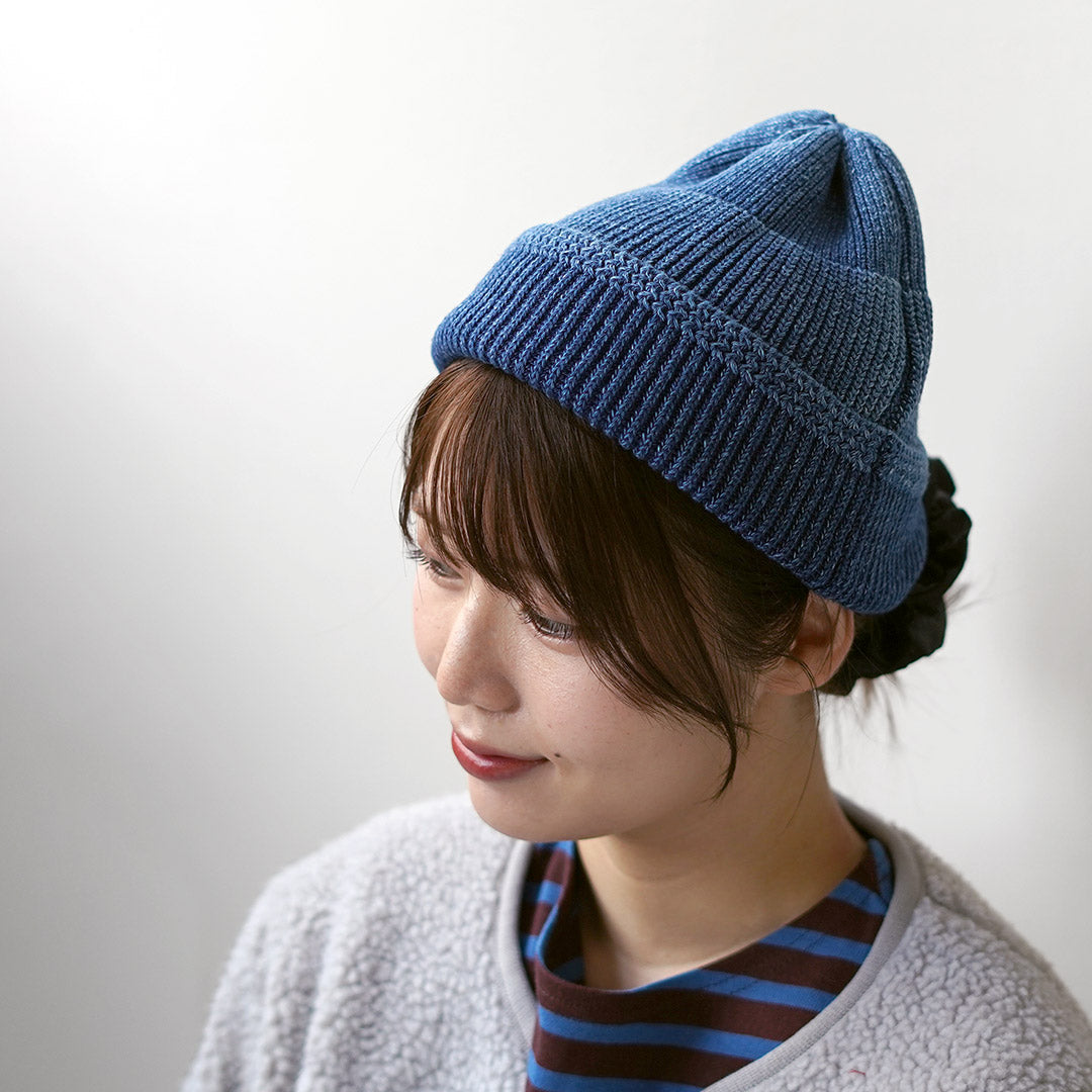 ROTOTO / Indigo Mil Beanie