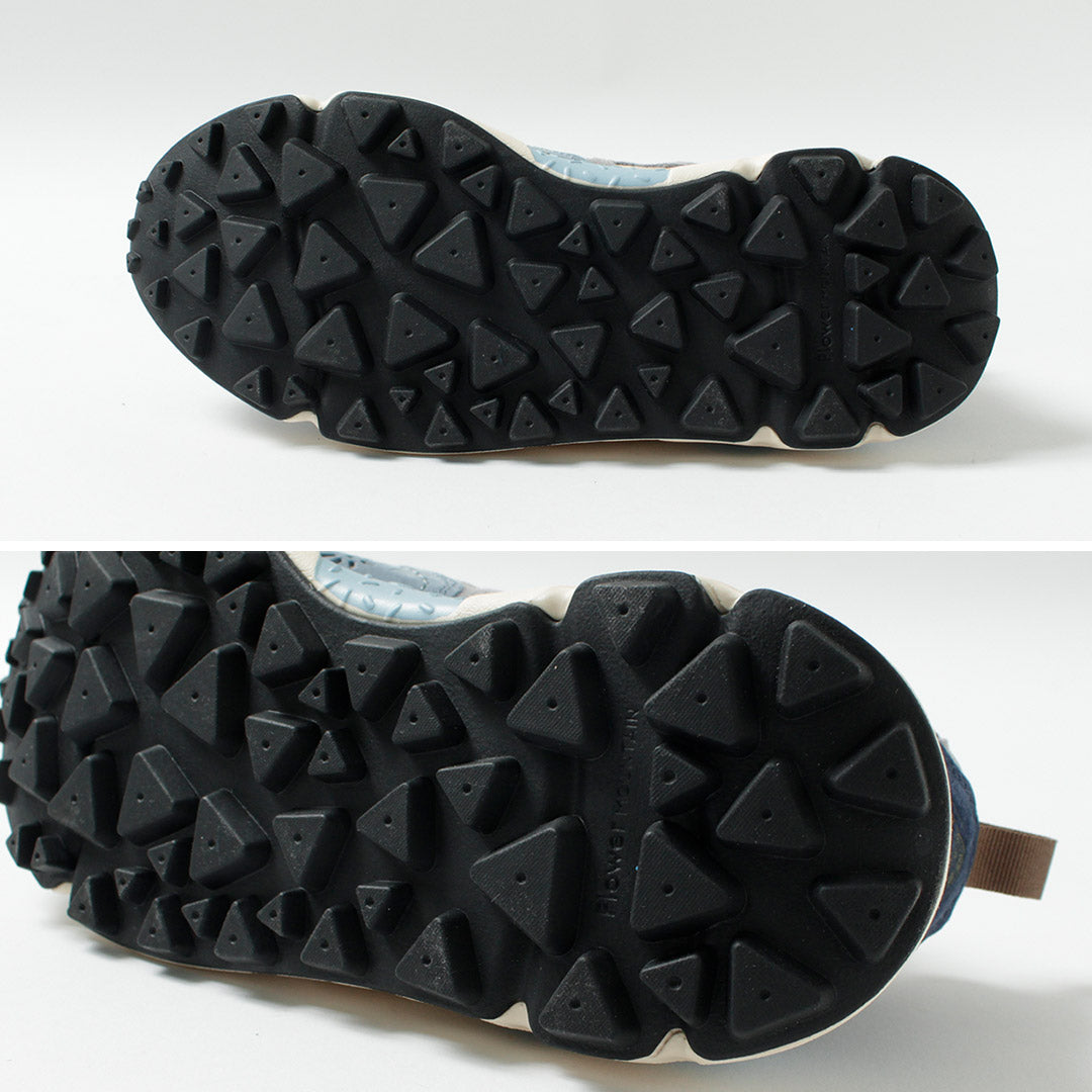 FLOWER MOUNTAIN / Yamano 3 Harris Tweed et baskets en daim de porc