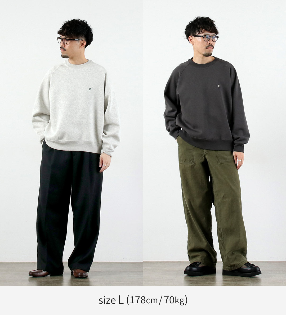 GYMPHLEX / Sudadera tipo jersey con cuello redondo y manga oscilante