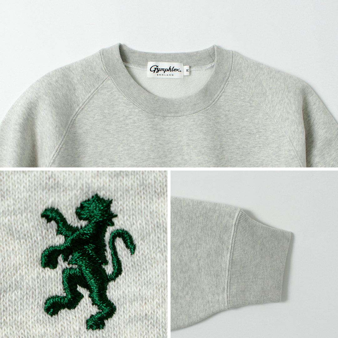 GYMPHLEX / Sudadera tipo jersey con cuello redondo y manga oscilante