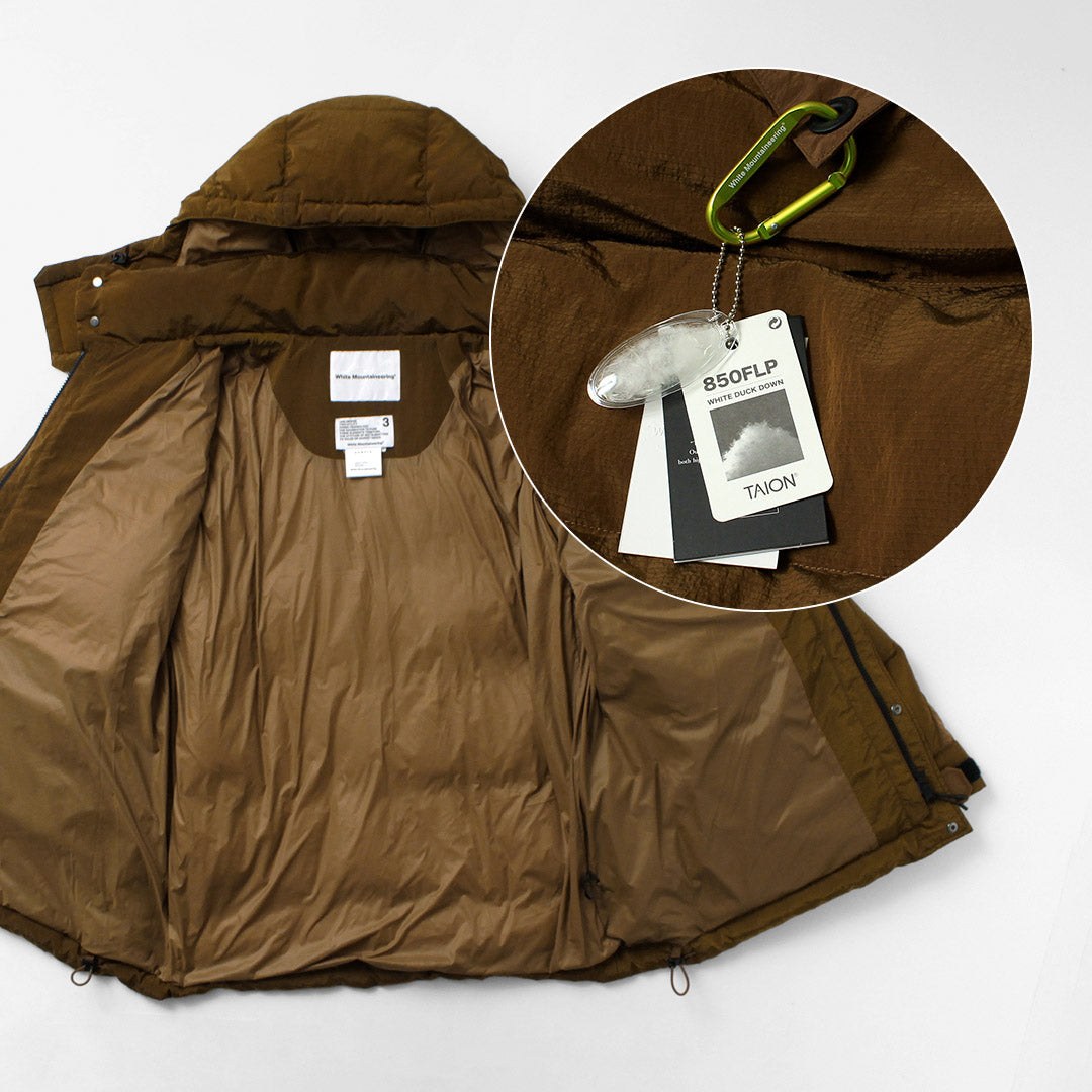 WHITE MOUNTAINEERING / TAION 콜라보레이션 립스톱 다운 재킷
