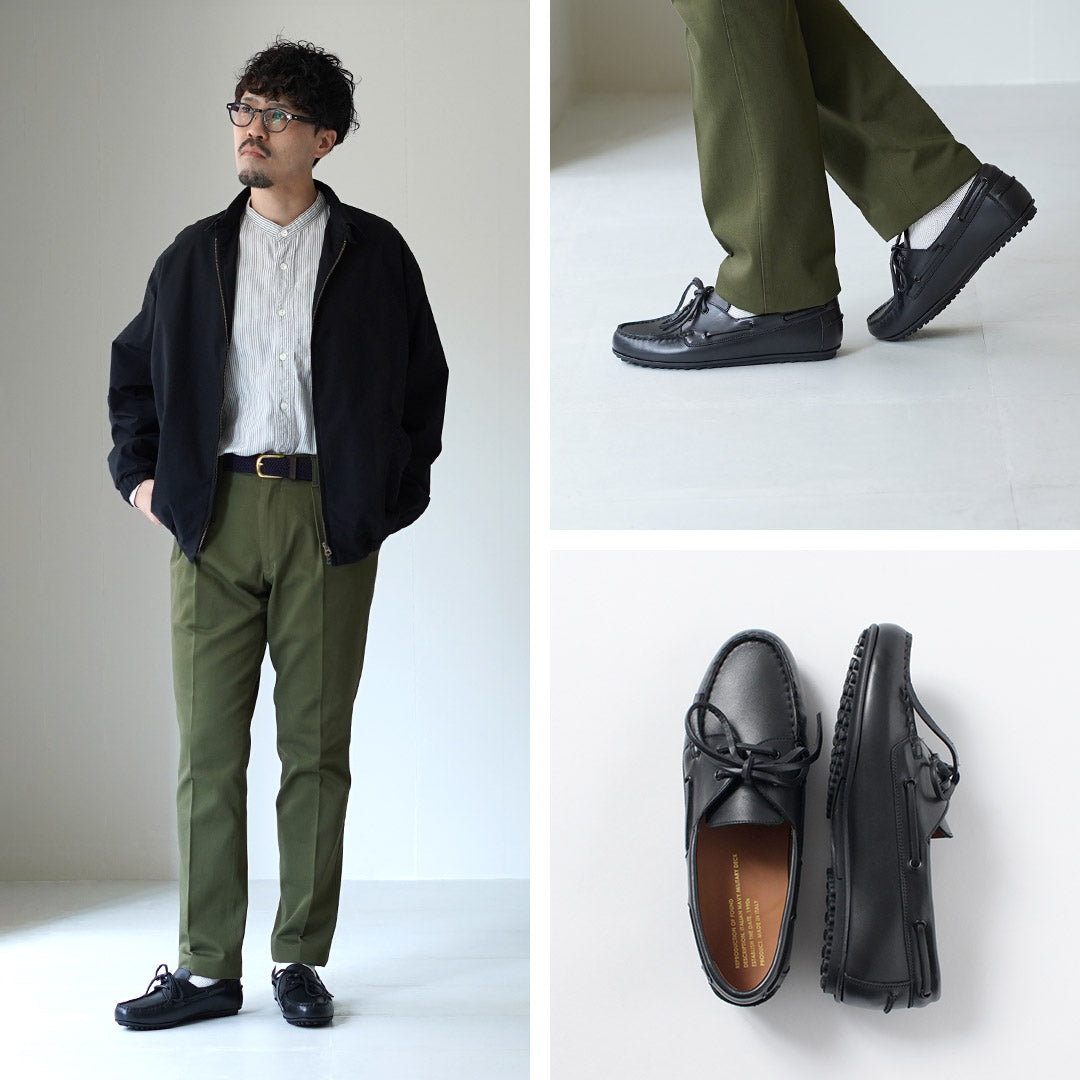 FOUND 재현 / 이탈리아 해군 군용 데크 슈즈