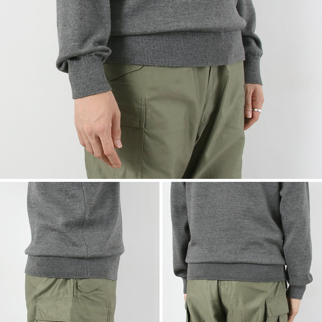 YONETOMI NEW BASIC / American Wool & Cotton Knit Pullover