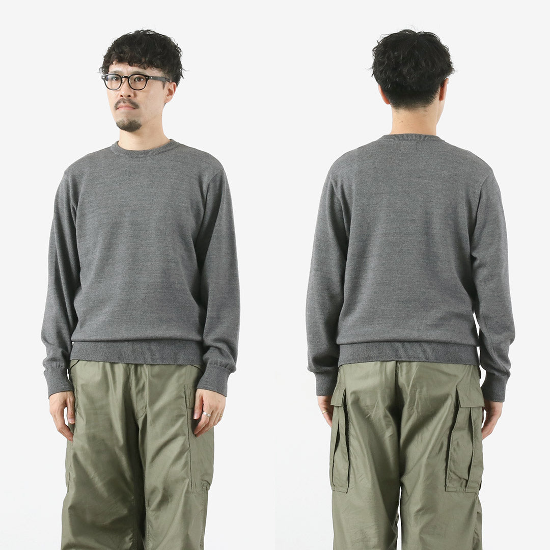 YONETOMI NEW BASIC / American Wool & Cotton Knit Pullover
