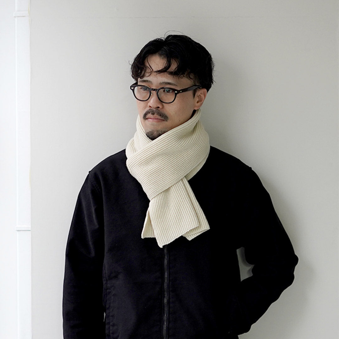 YONETOMI NEW BASIC / Rigid Cashmere Scarf