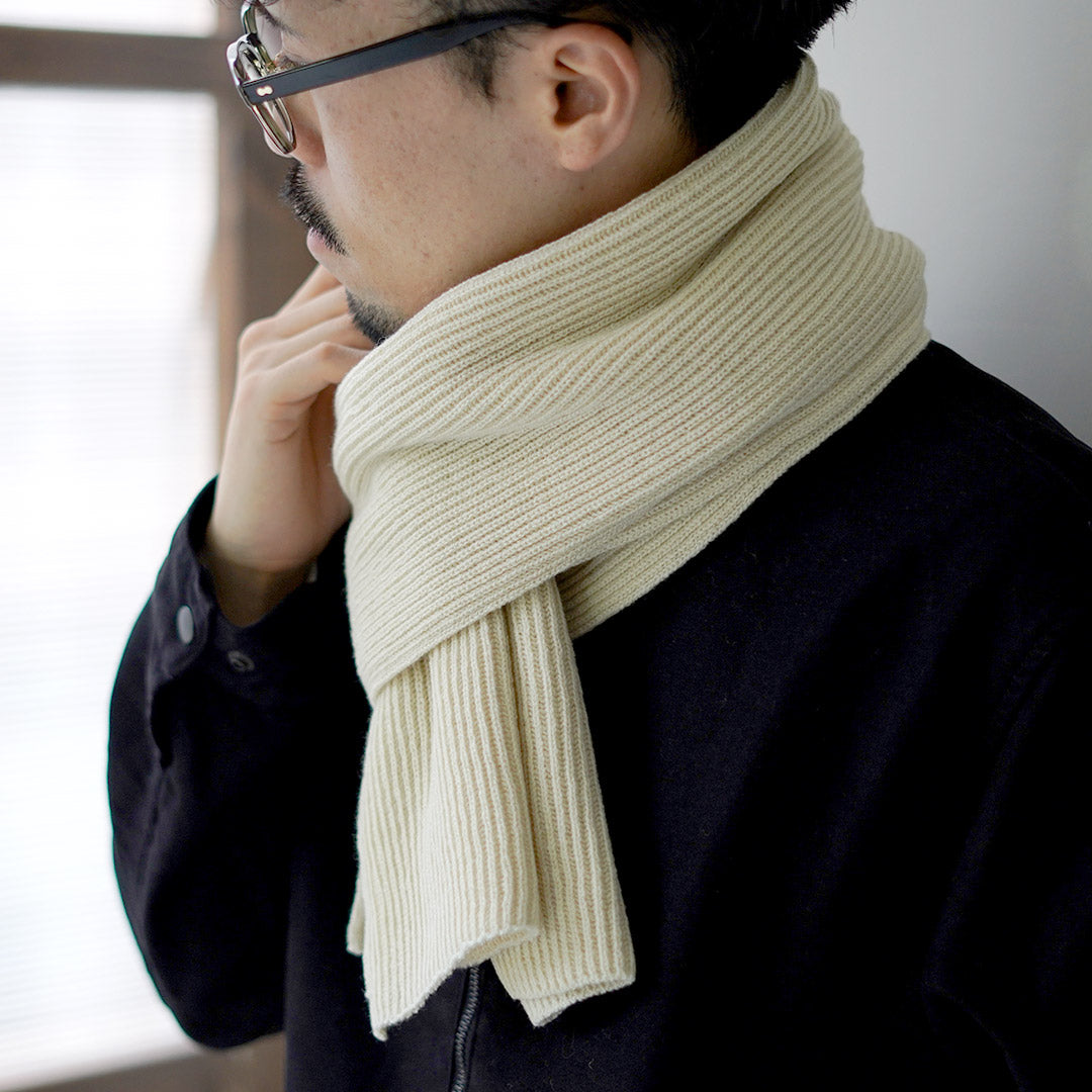 YONETOMI NEW BASIC / Rigid Cashmere Scarf