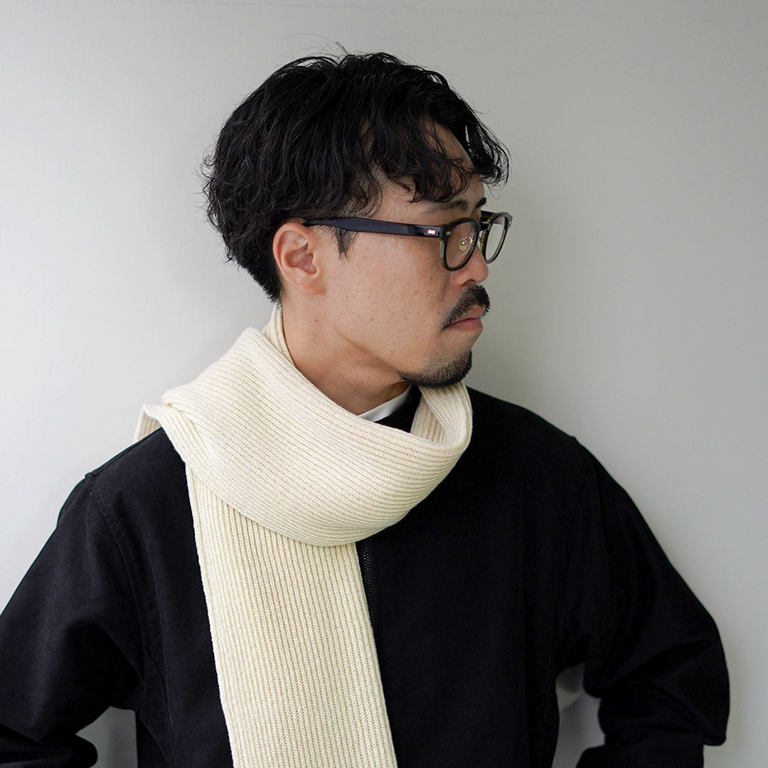YONETOMI NEW BASIC / Rigid Cashmere Scarf