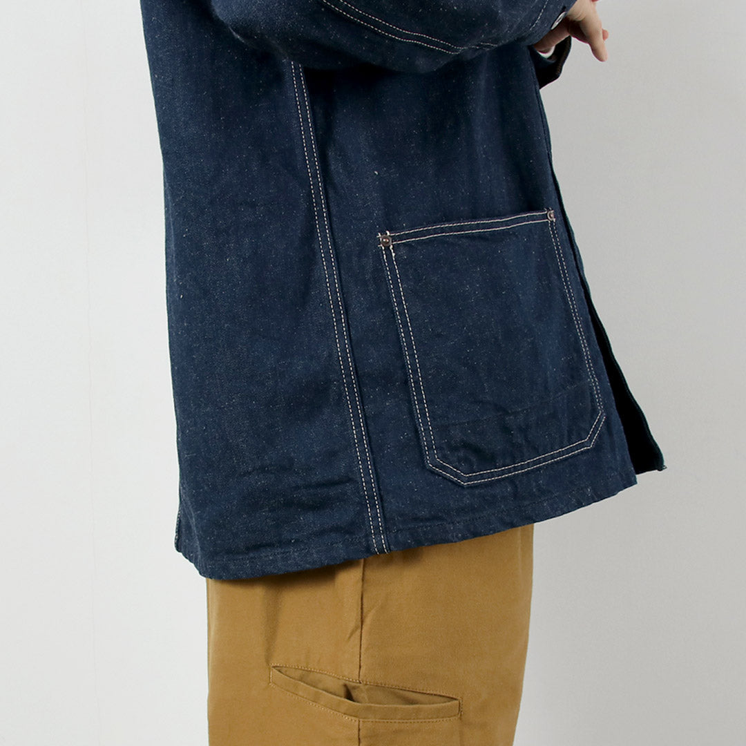 FOB FACTORY / F2456 Denim Chore Jacket with Blanket Liner