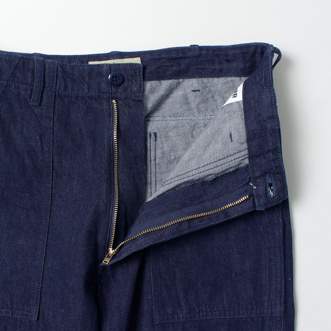 FOB FACTORY / 888 Pantalón panadero de mezclilla