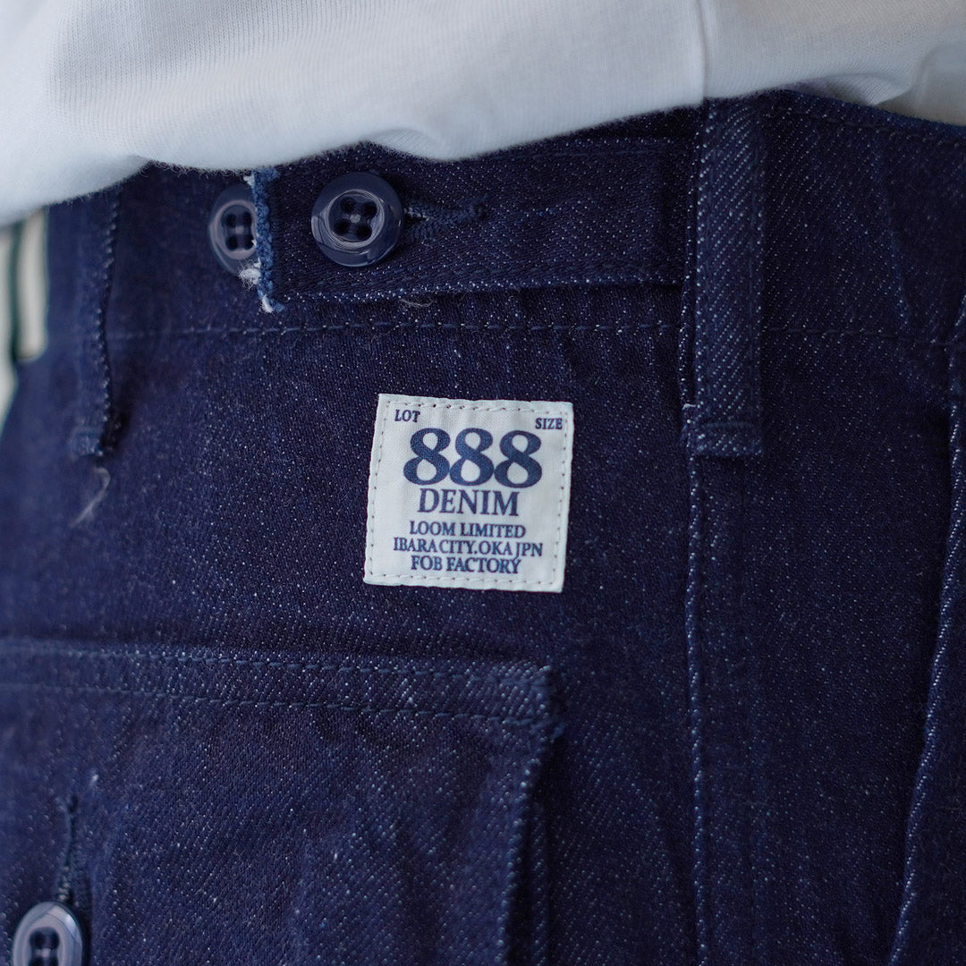FOB FACTORY / 888 Pantalón panadero de mezclilla