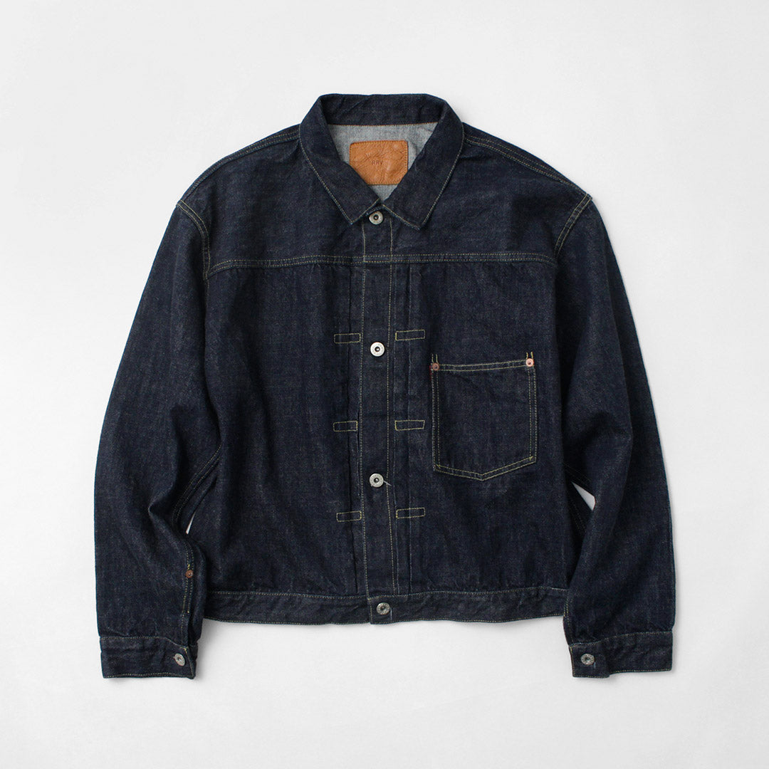 REMI RELIEF / Chaqueta vaquera de un lavado modelo WWII de mezclilla de 12 oz