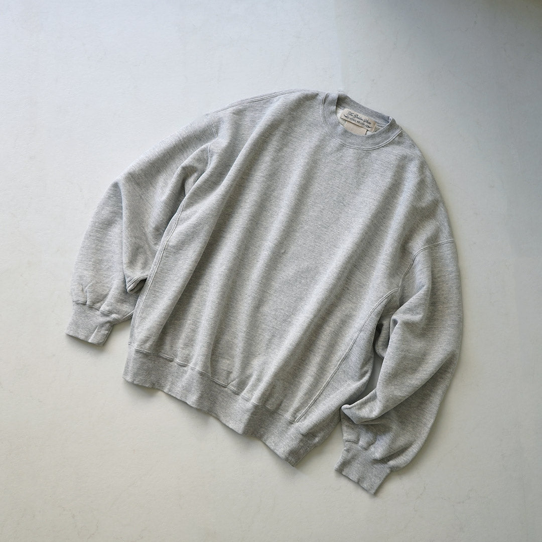 REMI RELIEF / Sudadera con cuello redondo de rizo francés procesada SP