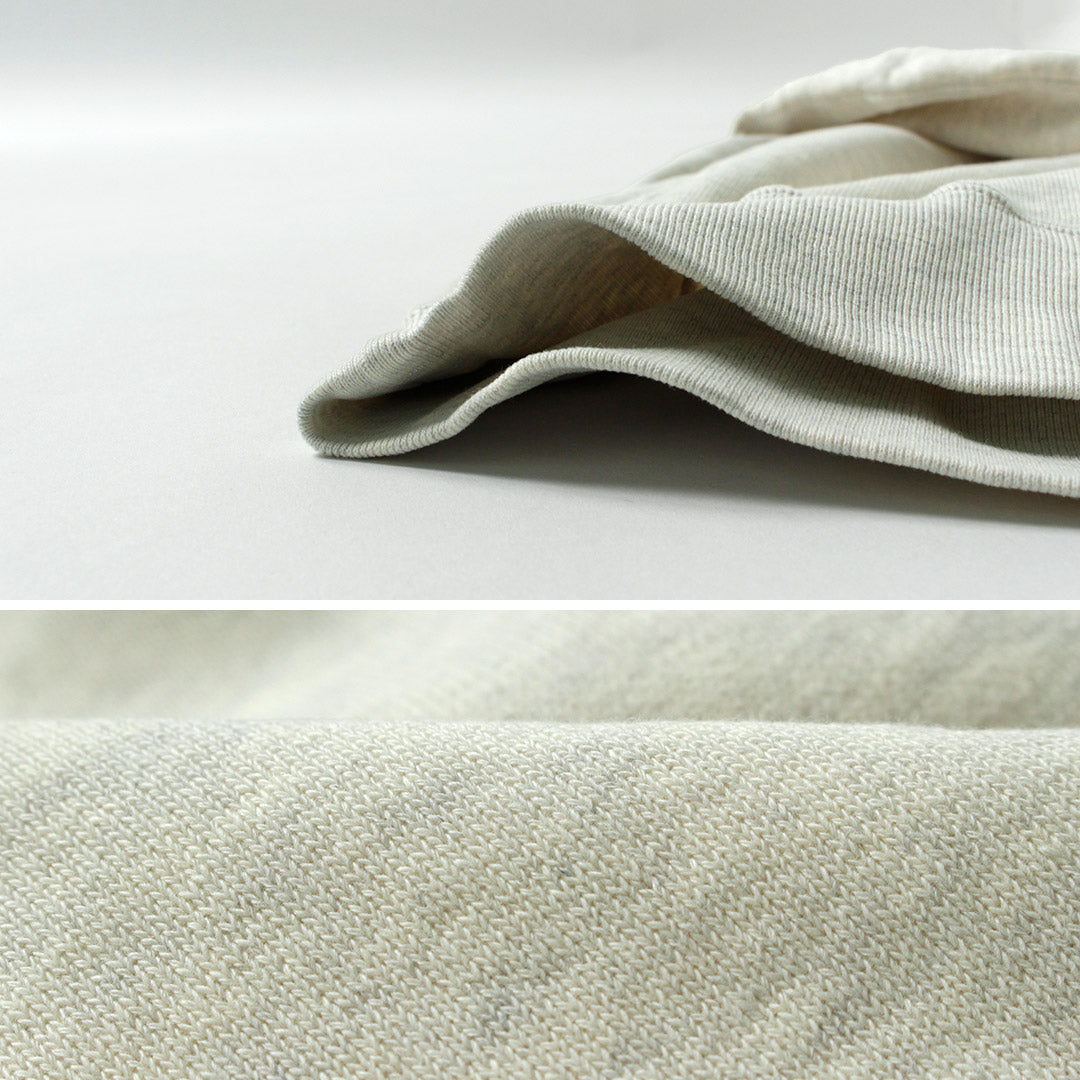 REMI RELIEF / Sudadera con cuello redondo de rizo francés procesada SP