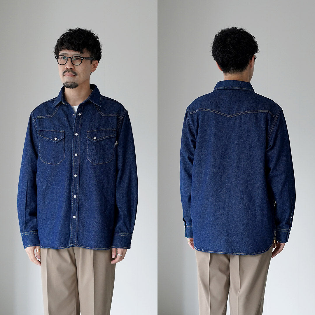 GOHEMP / Camisa vaquera vaquera de 7,5 oz