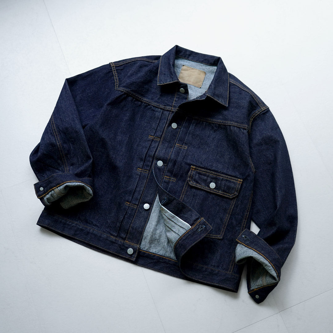 COUPES ORDINAIRES / Veste en jean 1er type un délavé