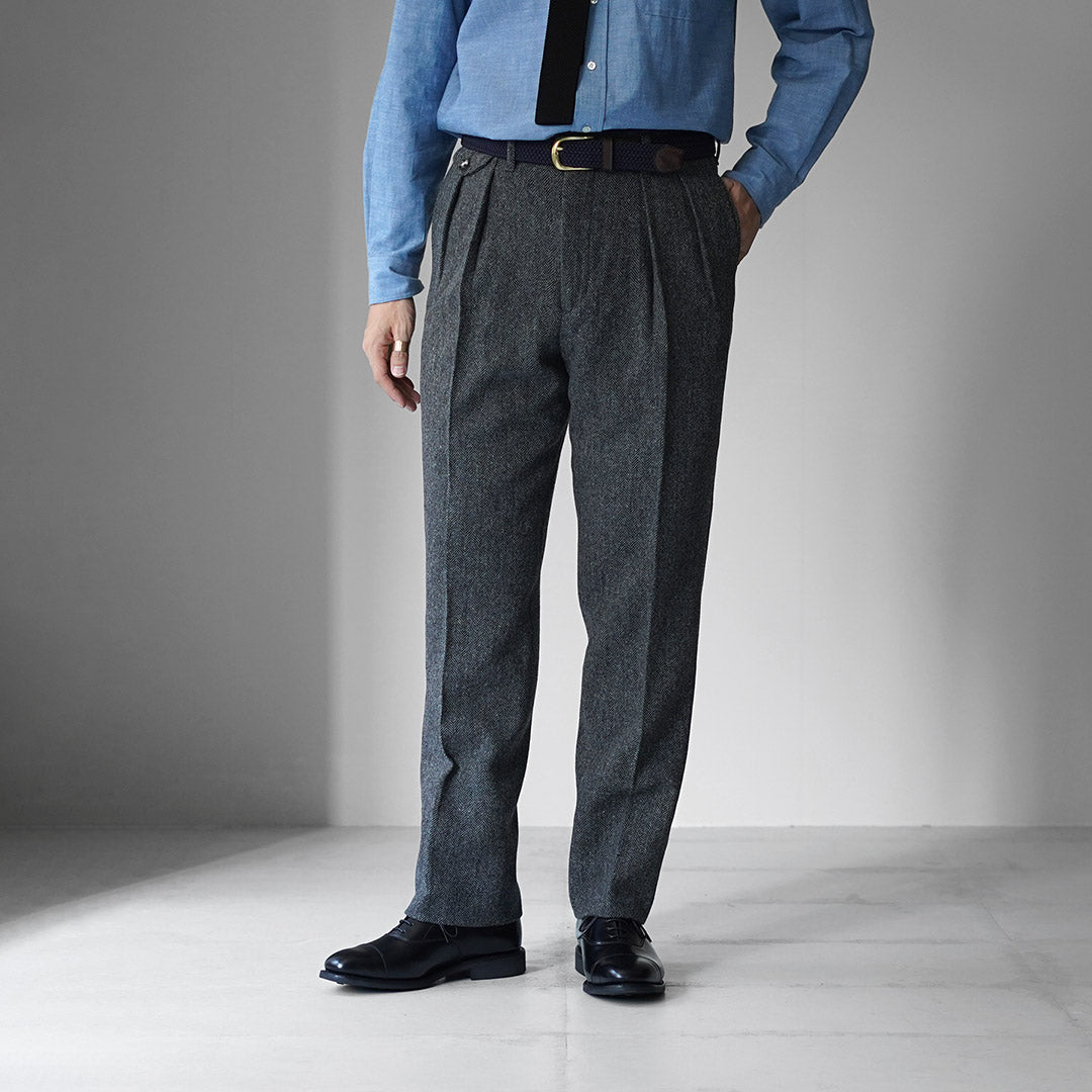 BARNSTORMER / Herringbone Tweed Slacks