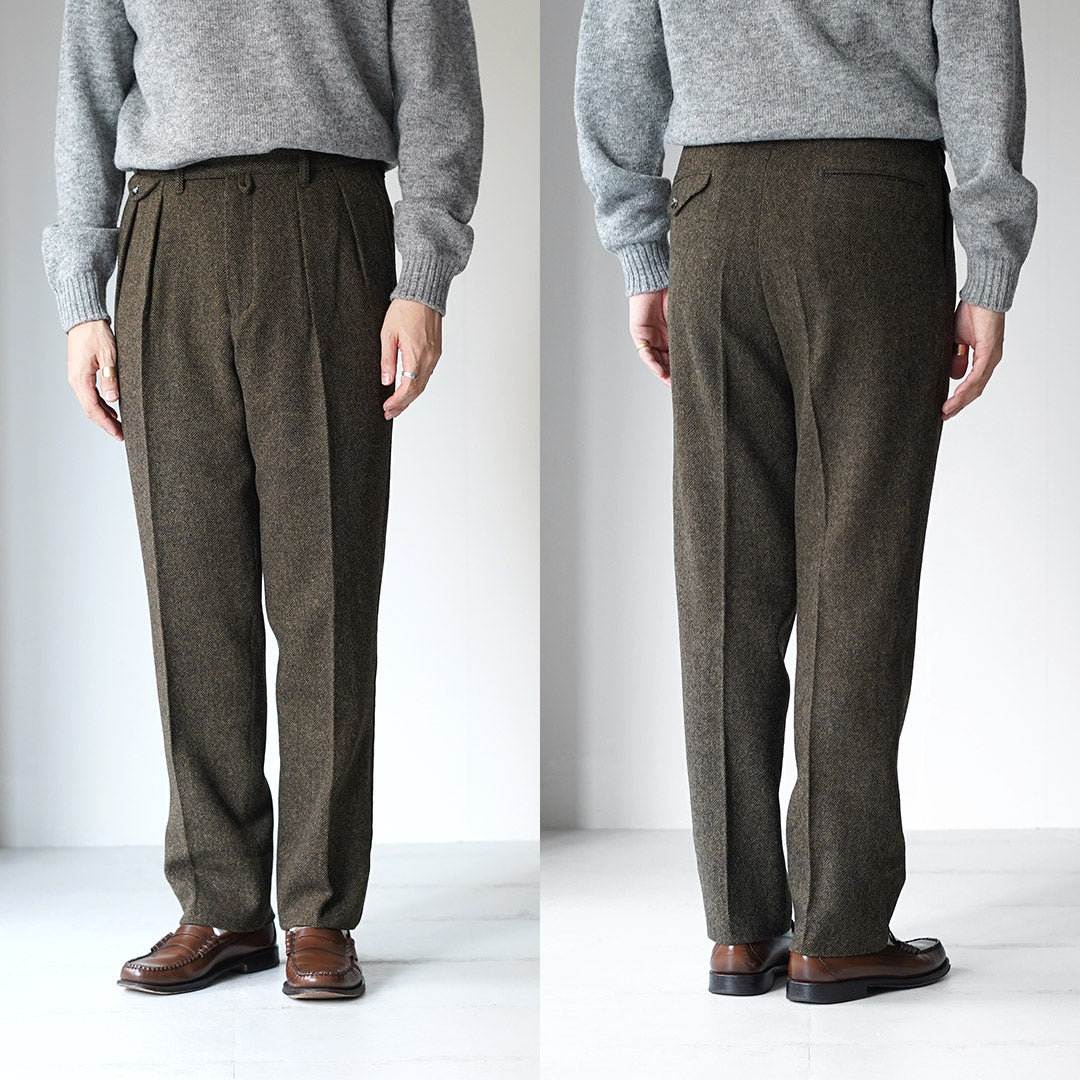 BARNSTORMER / Herringbone Tweed Slacks