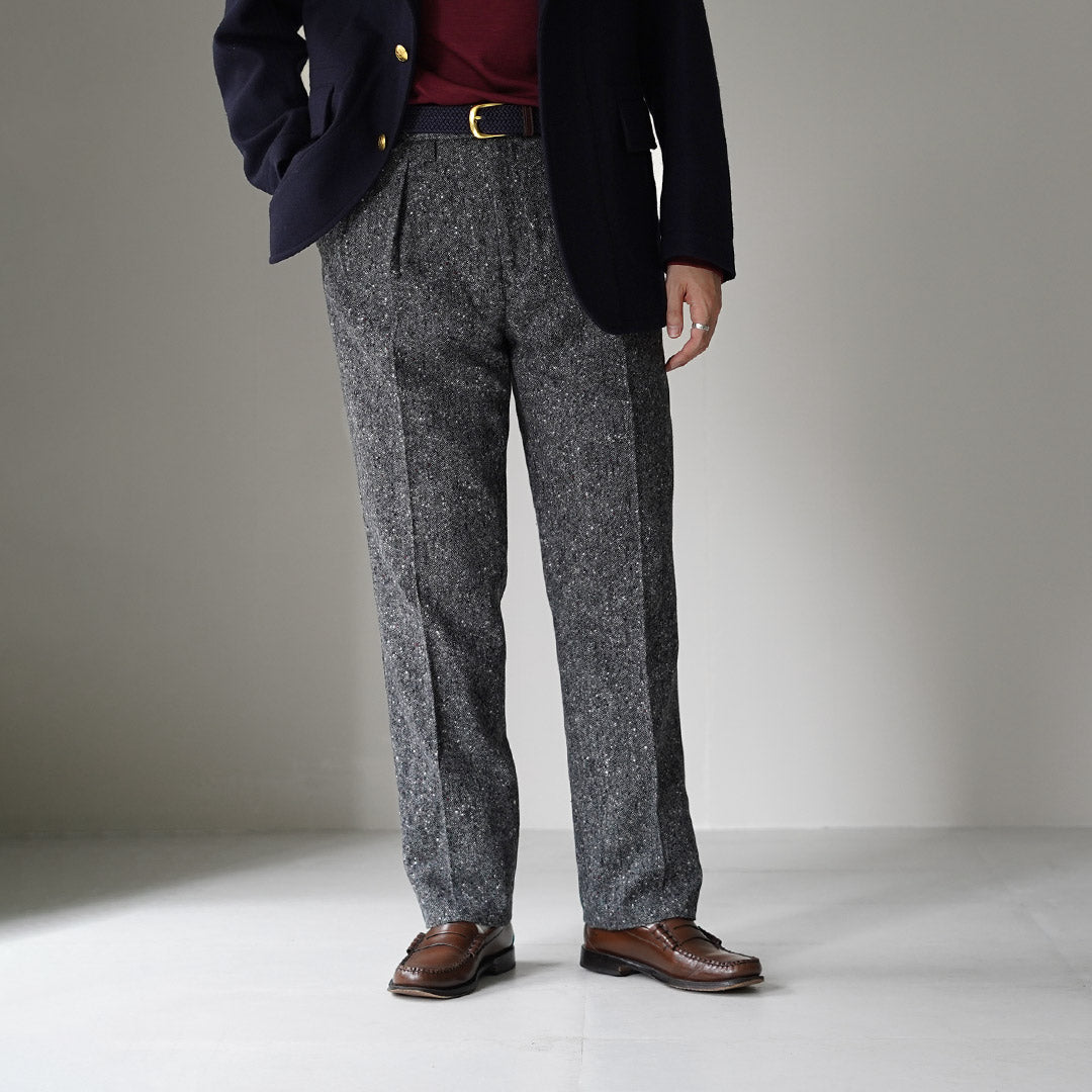 BARNSTORMER / British Homespun 2-tuck Slacks