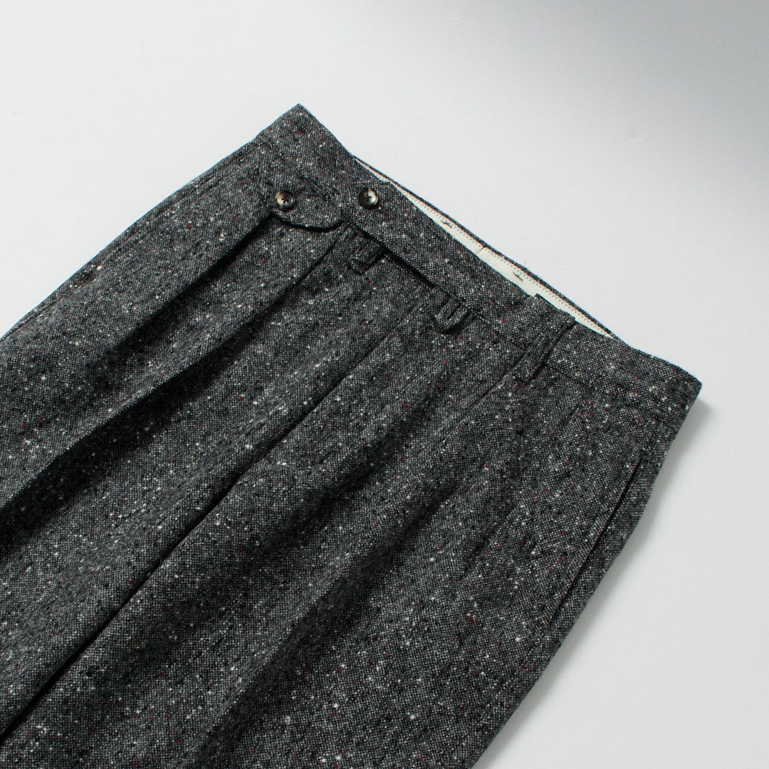 BARNSTORMER / British Homespun 2-tuck Slacks