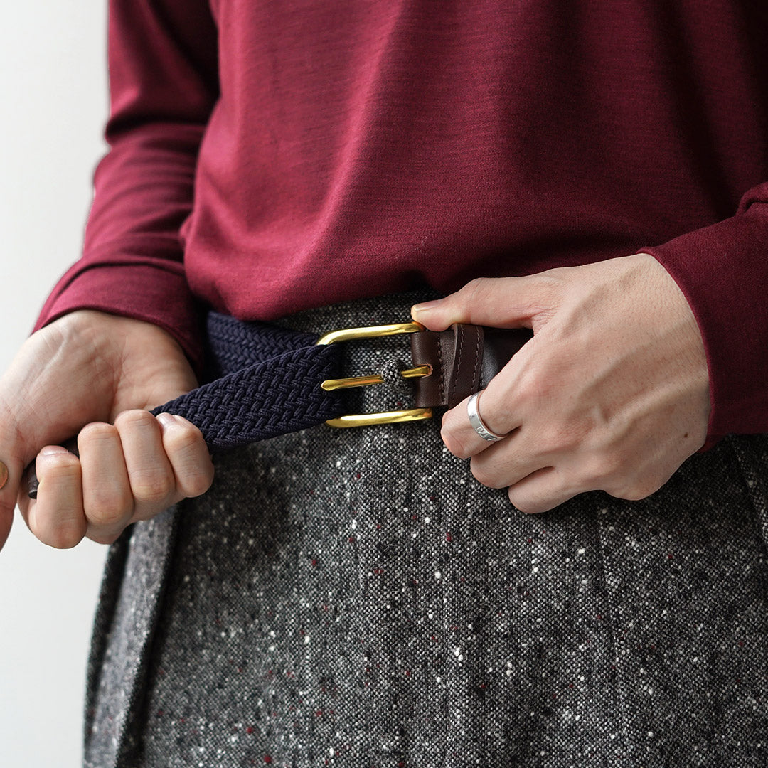 BARNSTORMER / British Homespun 2-tuck Slacks