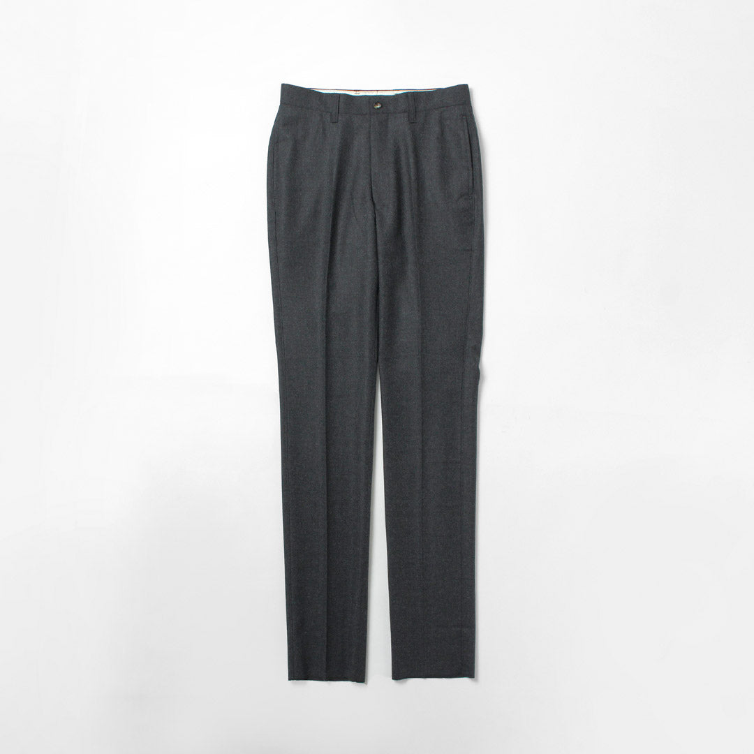 BARNSTORMER / Pantalon plat en flanelle Saxony