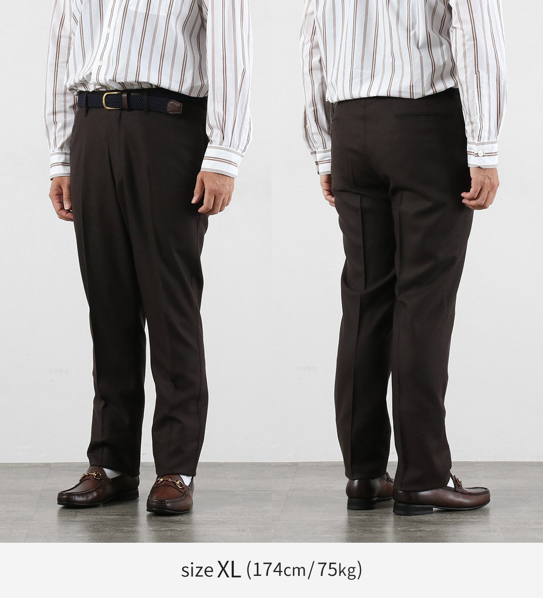 BARNSTORMER / Pantalon plat en flanelle Saxony