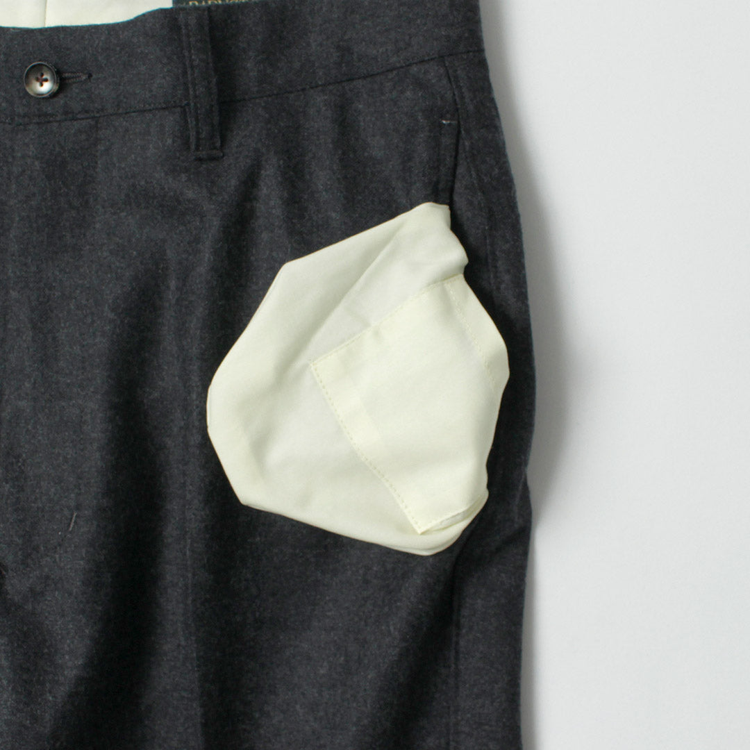 BARNSTORMER / Pantalon plat en flanelle Saxony