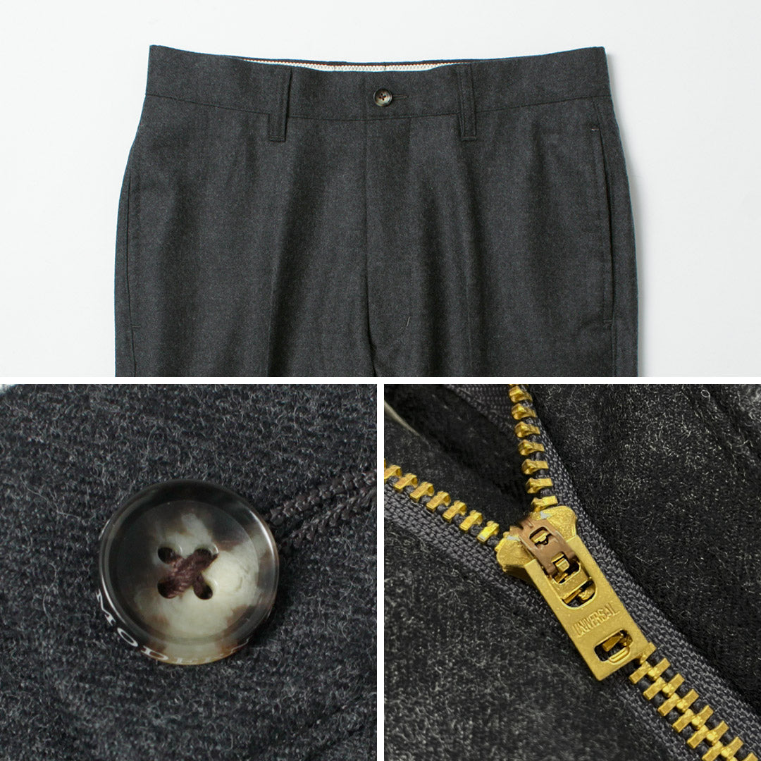 BARNSTORMER / Pantalon plat en flanelle Saxony