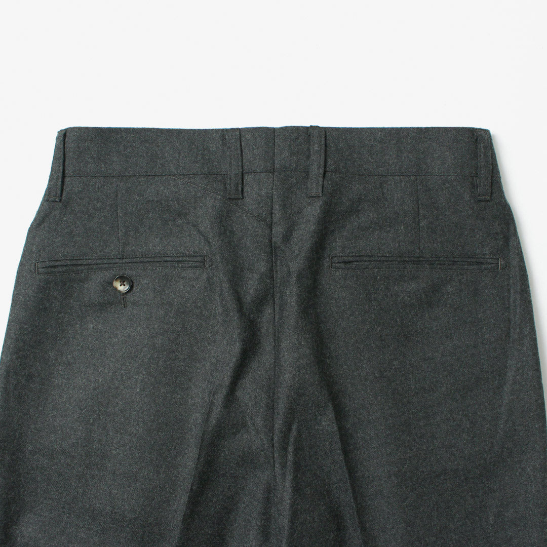 BARNSTORMER / Pantalon à 2 plis en flanelle Saxony