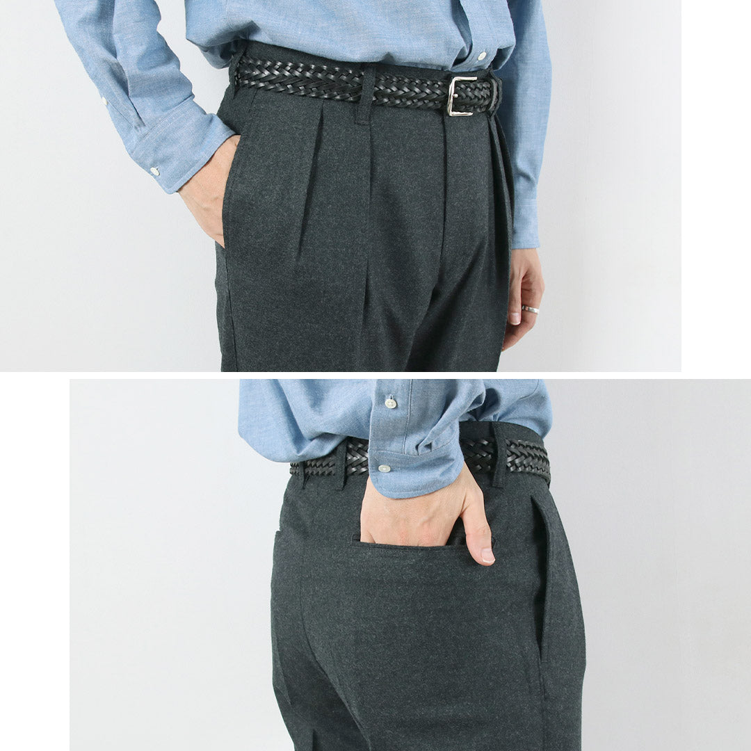 BARNSTORMER / Pantalon à 2 plis en flanelle Saxony
