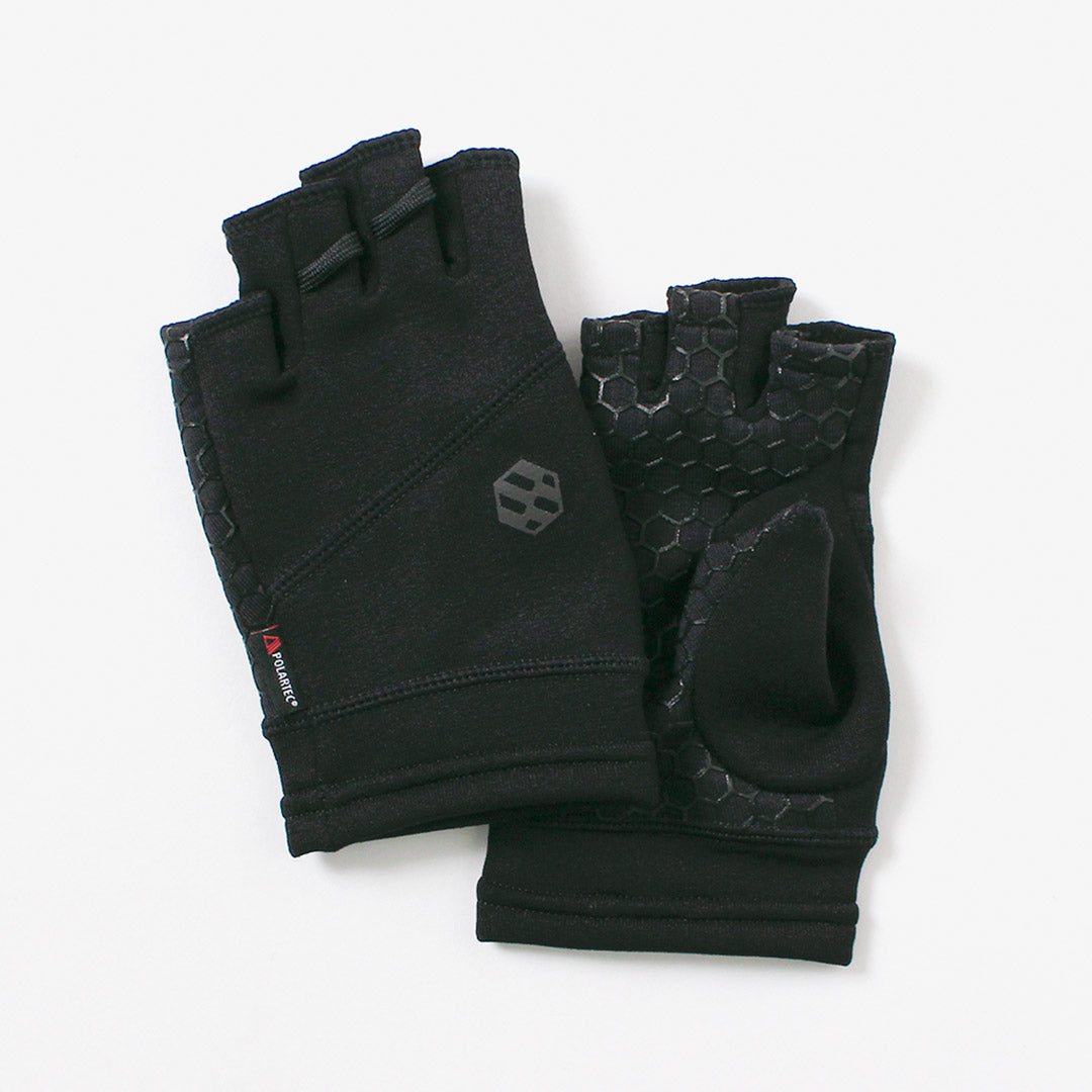 HANDSON GRIP / Liberty Half-Finger POLARTEC Power Stretch Pro Gloves