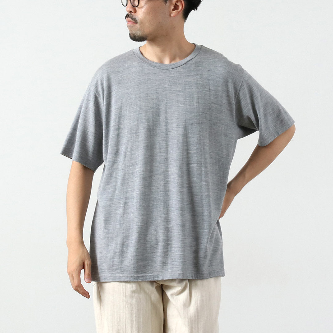 FILMELANGE / Camiseta de punto de lana merino de Wolfe Nueva Zelanda
