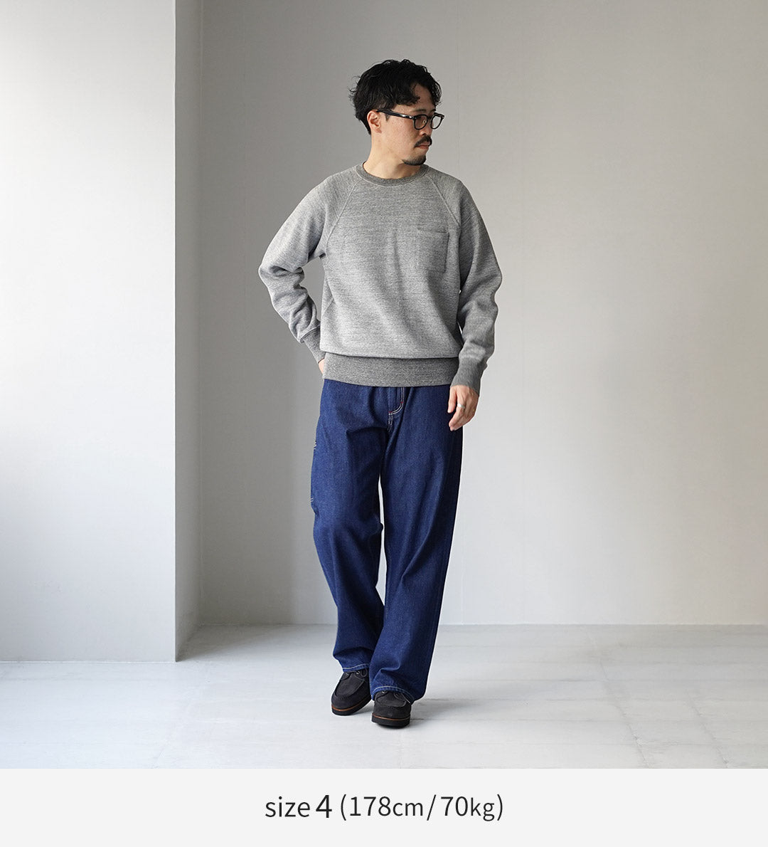 FILMELANGE / BURD Campione Lined Crewneck Sweatshirt