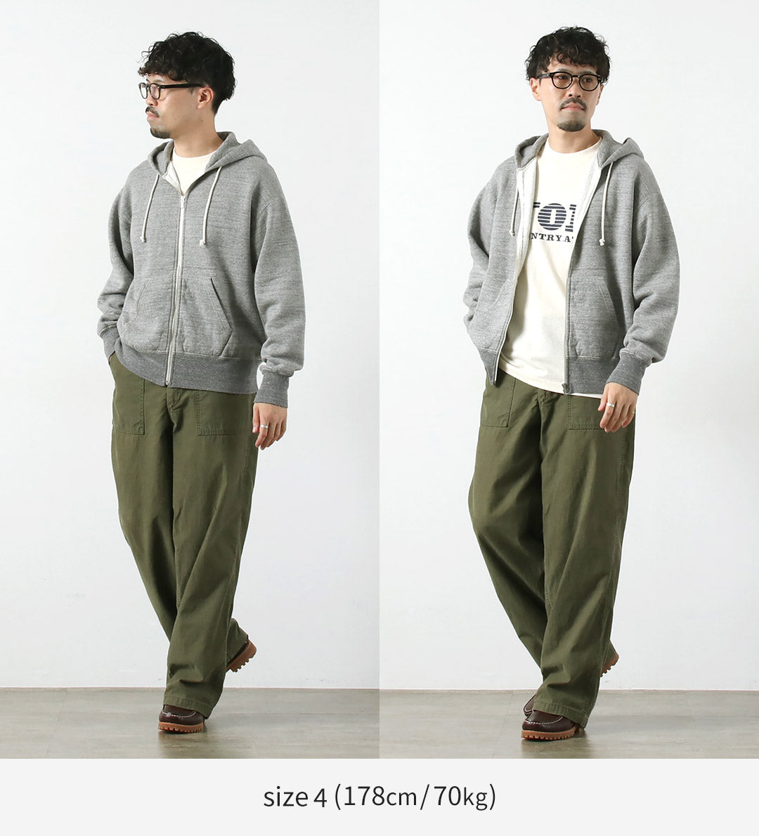 FILMELANGE / 보안관 Campione Lined 집업 후디
