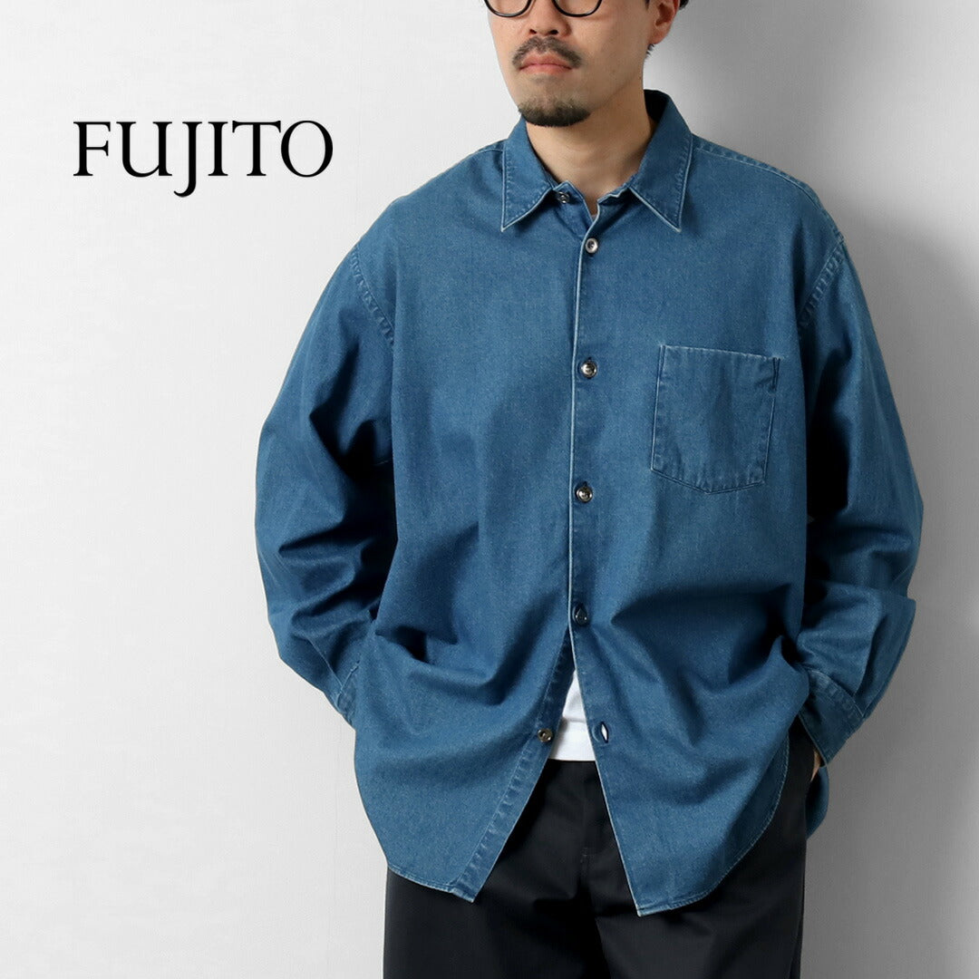 FUJITO / 8oz 牛仔大码衬衫