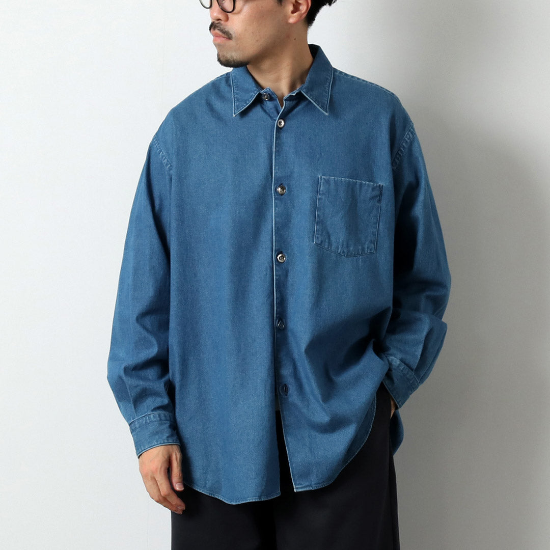 FUJITO / 8oz 데님 빅사이즈 셔츠