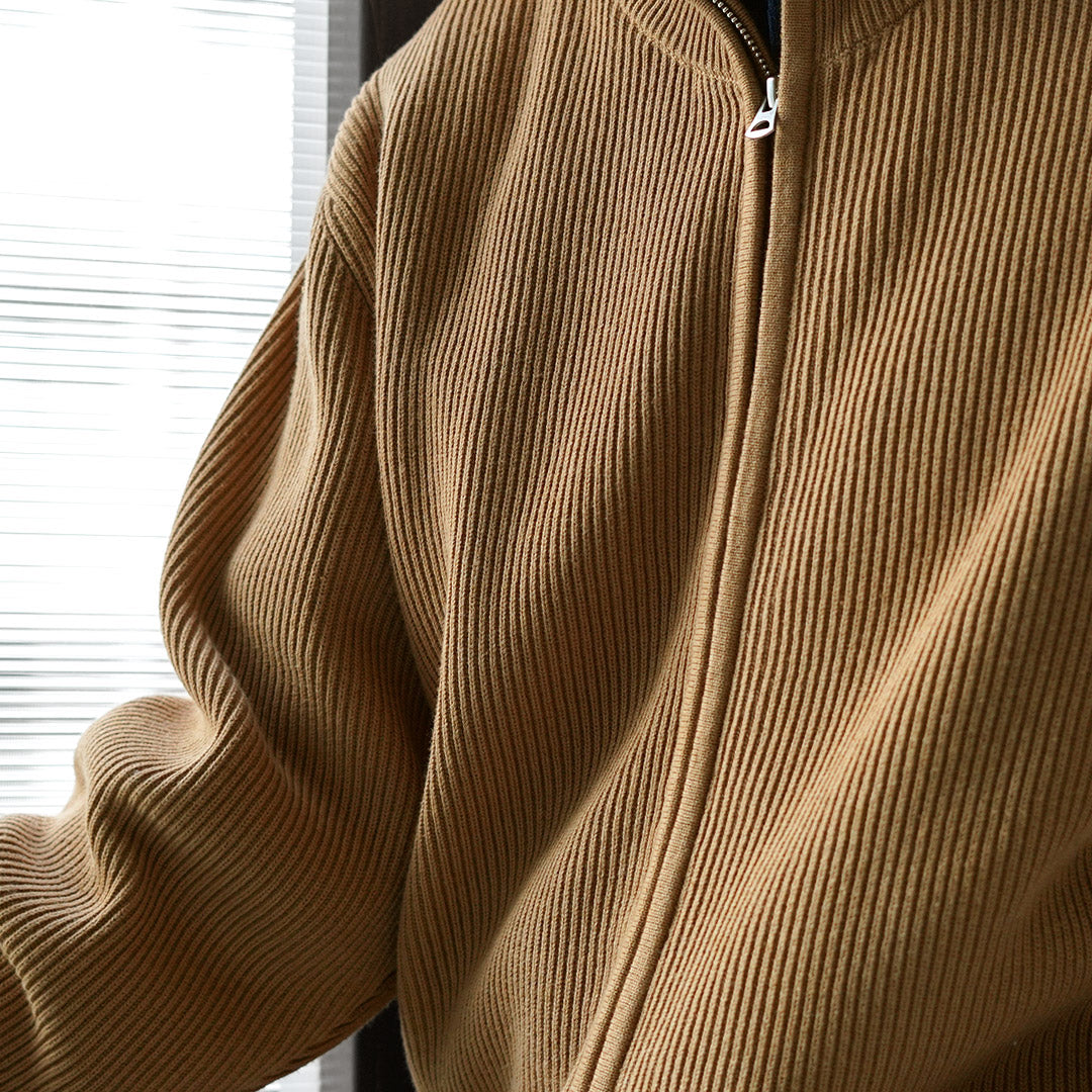 UNDYED / Organic Cotton Ribbed Driver's Knit