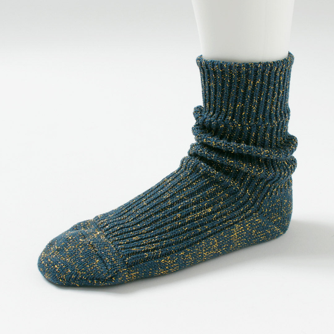 CALCETINES DE CALIDAD DECKA / Calcetines acanalados con brillo pesado