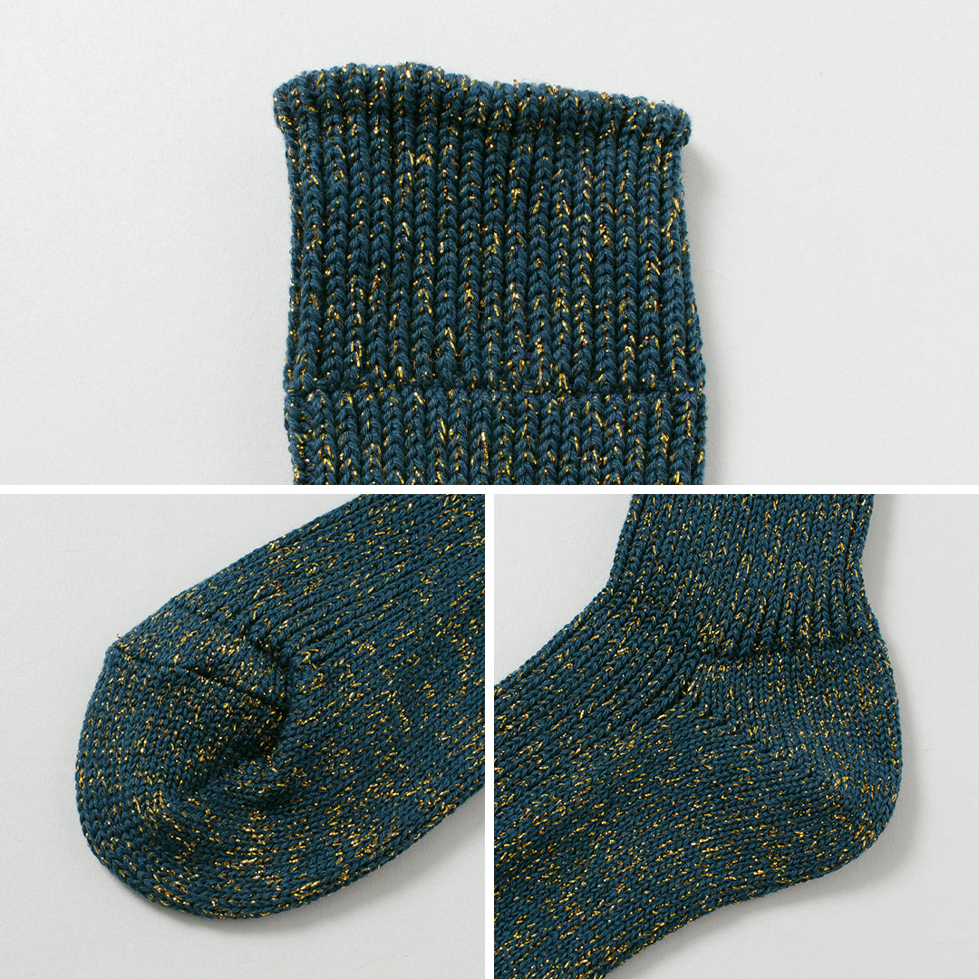 CALCETINES DE CALIDAD DECKA / Calcetines acanalados con brillo pesado