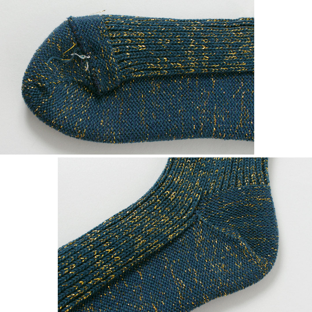 CALCETINES DE CALIDAD DECKA / Calcetines acanalados con brillo pesado