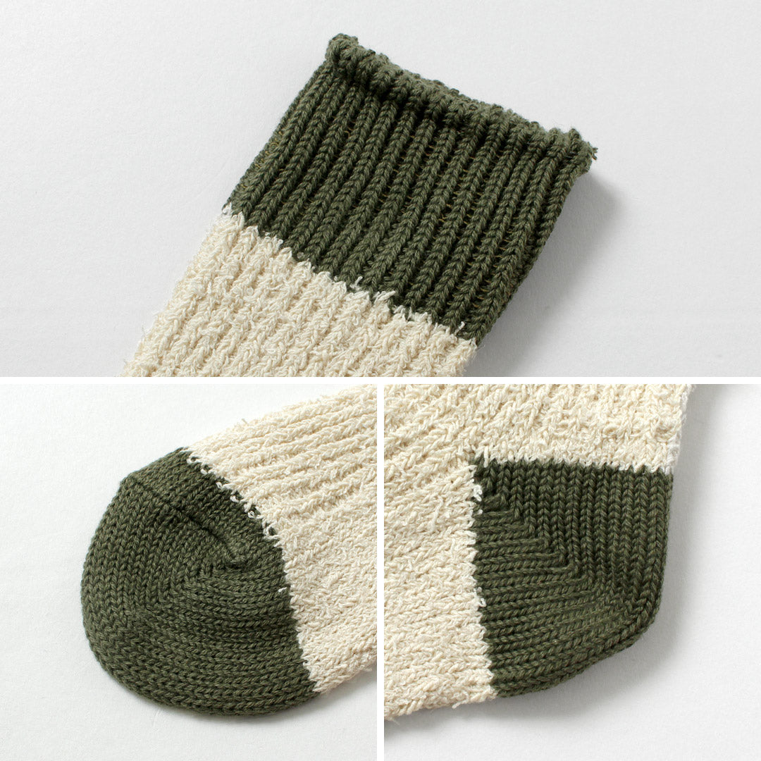 DECKA QUALITY SOCKS - SHOWATABÉ / Textured Multicolor Cotton Socks