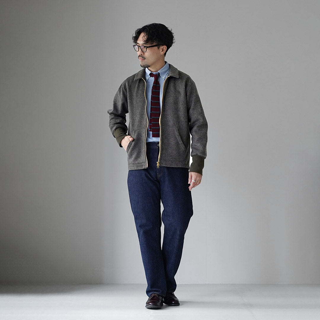 RE MADE IN TOKYO JAPAN / Wool Melton Zip Blouson