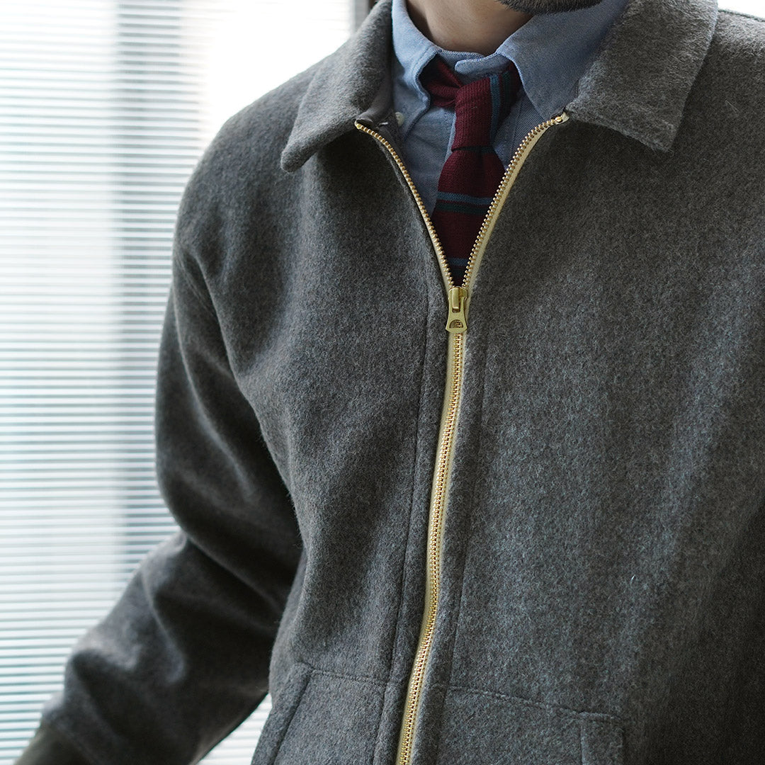 RE MADE IN TOKYO JAPAN / Wool Melton Zip Blouson