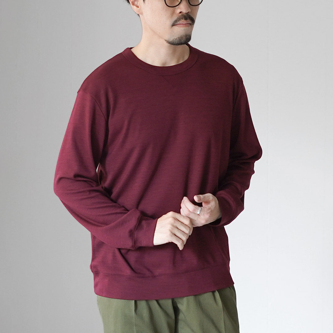 RE MADE IN TOKYO JAPAN / Dress Wool Knit Crew Relaxed Fit